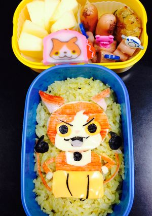 妖怪ウォッチ☆ジバニャンS☆キャラ弁-レシピのメイン写真