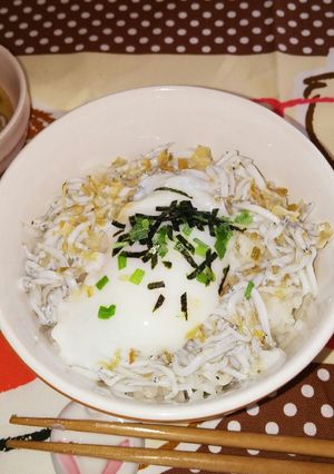 ドレッシングで簡単しらす丼-レシピのメイン写真