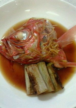 金目鯛のかぶと煮-レシピのメイン写真