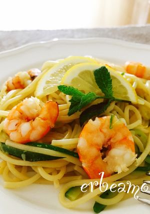 えびとズッキーニのレモン風味パスタ-レシピのメイン写真