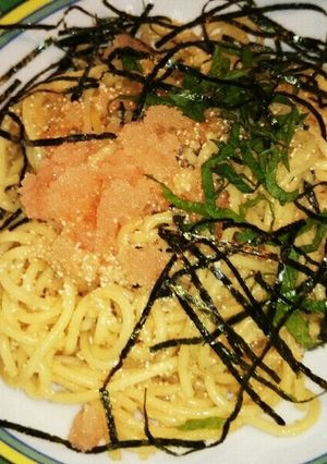 明太子スパゲティ-レシピのメイン写真