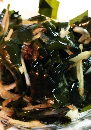 新玉ねぎ生わかめ超!簡単生姜醤油あえ-レシピのメイン写真