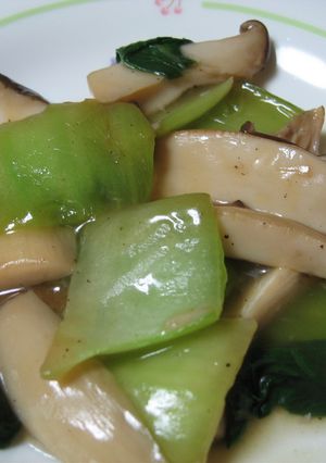 エリンギとチンゲン菜の中華風炒め-レシピのメイン写真