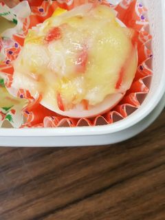 ゆで卵のかにかまマヨチーズ焼き-レシピのメイン写真
