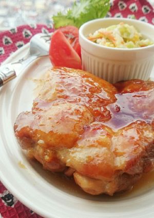 簡単✾皮がパリッと照り焼きチキン-レシピのメイン写真