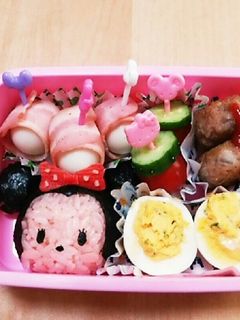 キャラ弁 ミニー-レシピのメイン写真