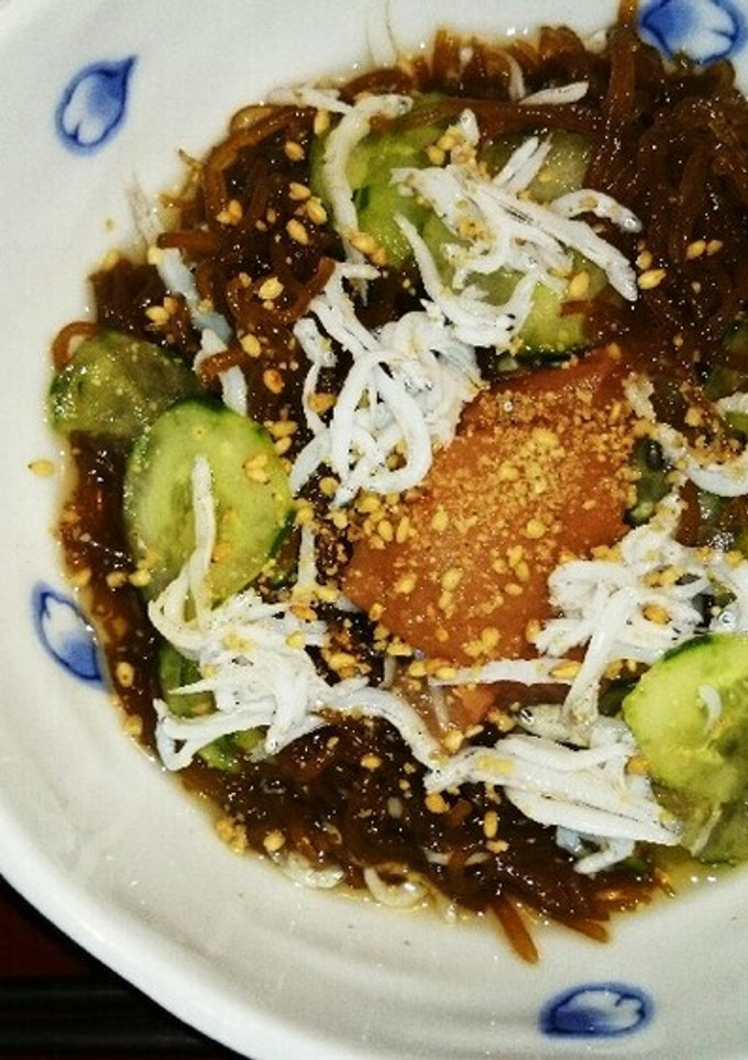 もずくの梅肉ぽん酢和え-レシピのメイン写真