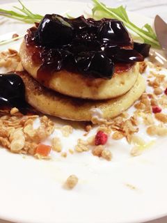 カルピスホットケーキ☆珈琲ゼリー添-レシピのメイン写真