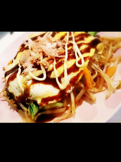 ダイエット成功 野菜でヘルシーお好焼き風-レシピのメイン写真