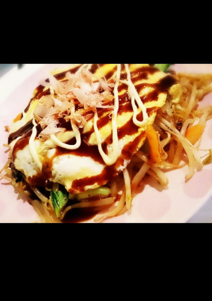 ダイエット成功　野菜でヘルシーお好焼き風-レシピのメイン写真