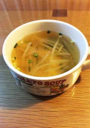 節約！もやしスープ-レシピのメイン写真