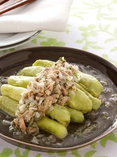 冷製蒸しなすのシーチキンドレッシングがけ-レシピのメイン写真