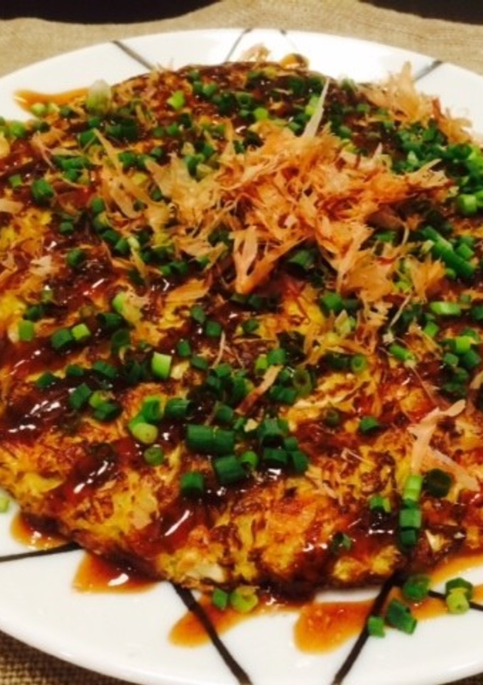 小麦粉不使用＊フワフワお好み焼き☆-レシピのメイン写真