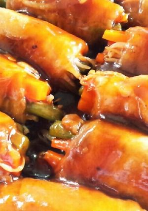 簡単❁巻いて焼くだけ♬豚肉の野菜巻き-レシピのメイン写真