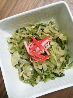 お漬物リメイク◎青菜とツナの炒めもの-レシピのメイン写真