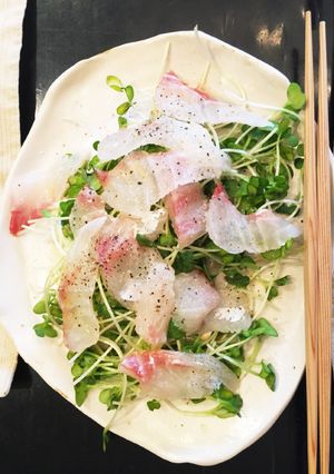 簡単☆鯛のかいわれサラダ-レシピのメイン写真