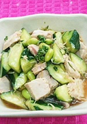 マグロときゅうりのさっぱりあえ-レシピのメイン写真