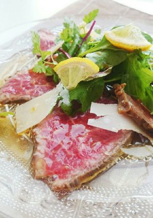 作り置き絶品ソース✾牛肉のカルパッチョ-レシピのメイン写真