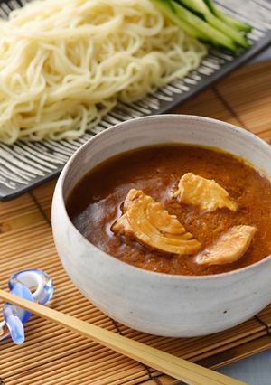 シーチキンカレーつけ麺-レシピのメイン写真