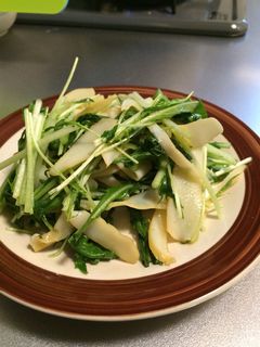 5分で副菜★いかくんと水菜の和え物-レシピのメイン写真