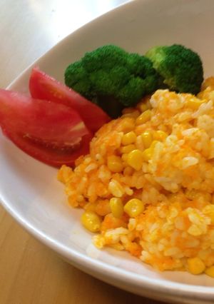 丸ごと人参のバターコーンライス-レシピのメイン写真