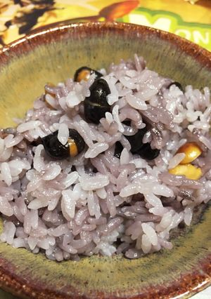 シンプル☆黒豆ごはん-レシピのメイン写真