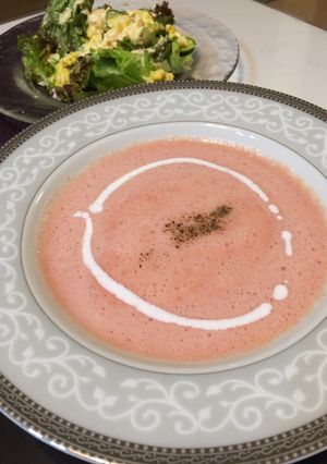 トマトの冷製スープ-レシピのメイン写真
