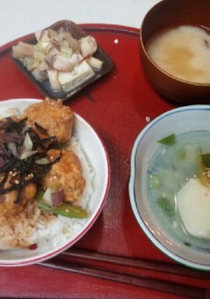 血管プラークダイエット328（つくね丼）-レシピのメイン写真