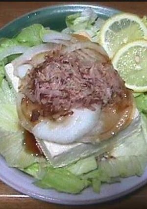 青しそドレッシングで頂く冷奴-レシピのメイン写真