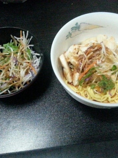 冷やし中華こんにゃく ささみを添えて-レシピのメイン写真