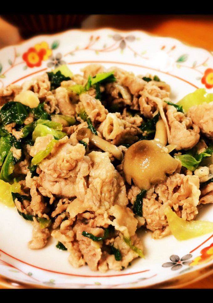 豚肉とレタスの中華炒め-レシピのメイン写真