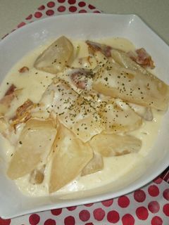 簡単!美味!大根とベーコンのクリーム煮-レシピのメイン写真