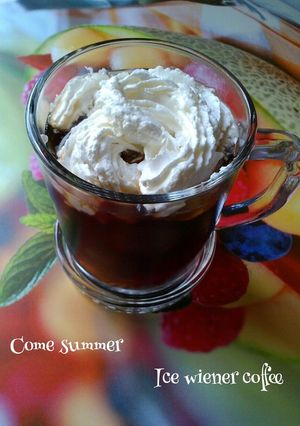 アイスウインナーコーヒー-レシピのメイン写真