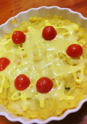 ポテサラリメイク! カレーグラタン風-レシピのメイン写真