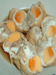 卵とたらこの袋煮-レシピのメイン写真