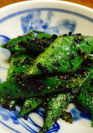 モロッコいんげんの胡麻和え-レシピのメイン写真