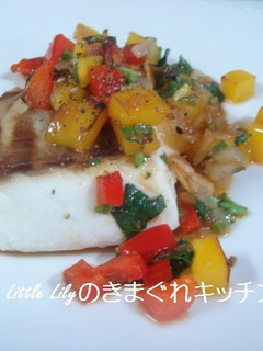 白身魚ポワレ カラフル野菜添え-レシピのメイン写真