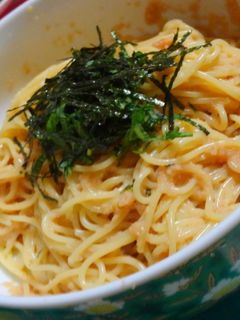 和風だしで☆マヨネーズ明太子パスタ-レシピのメイン写真
