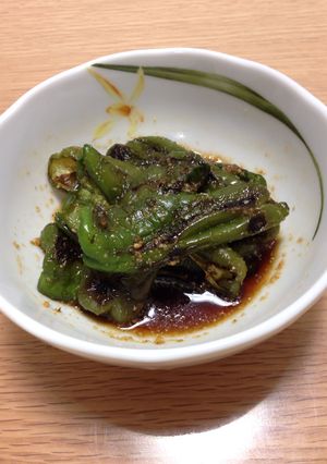 ピーマンの焼き浸し-レシピのメイン写真