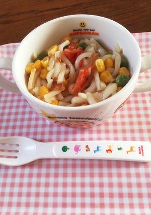 離乳食★中期〜後期 超簡単うどん-レシピのメイン写真
