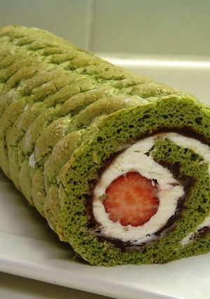 抹茶ロールケーキ-レシピのメイン写真