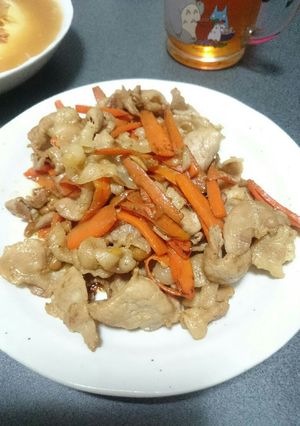 豚バラのニンジン納豆＼(^_^)／-レシピのメイン写真
