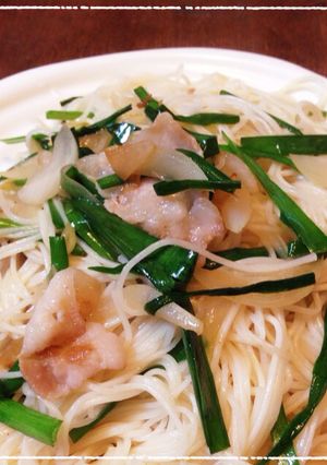 昔ながらの☆油そうめん-レシピのメイン写真