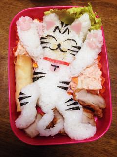 ネコキャラ弁-レシピのメイン写真
