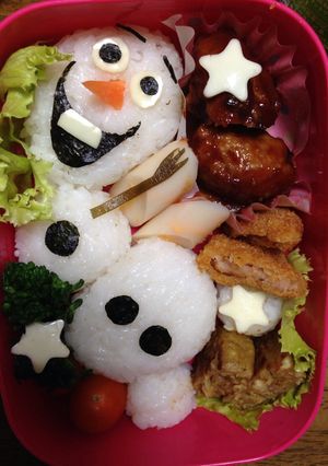 オラフキャラ弁-レシピのメイン写真