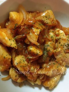 鶏胸肉のスイートチリソース炒め-レシピのメイン写真