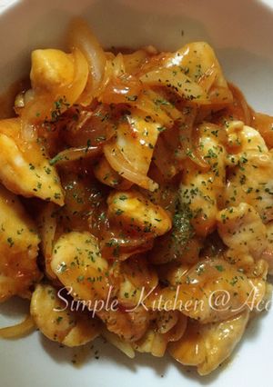 鶏胸肉のスイートチリソース炒め-レシピのメイン写真