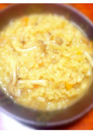 !煮込むだけ!押し麦で和風粥-レシピのメイン写真