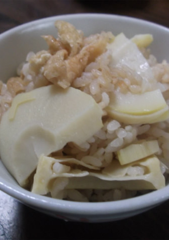 筍と油揚げの炊き込みご飯-レシピのメイン写真