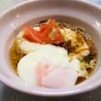 とろろそば 野菜と温玉のせ